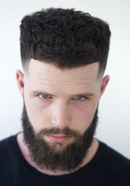 Squared French Crop With Beard 40 Best Men's Hairstyles For Thick Hair Cool Haircuts For Men With Thick Hair