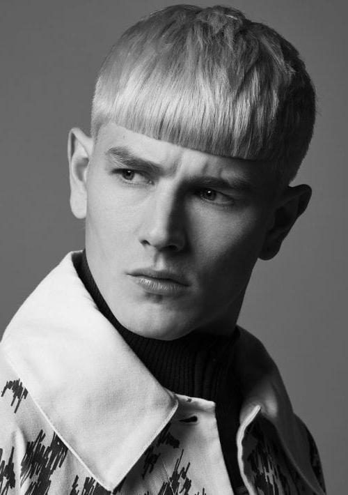 Straigh Fringe Top 35 Best Men’s Haircuts With Bangs Handsome Men’s Fringe Hairstyles