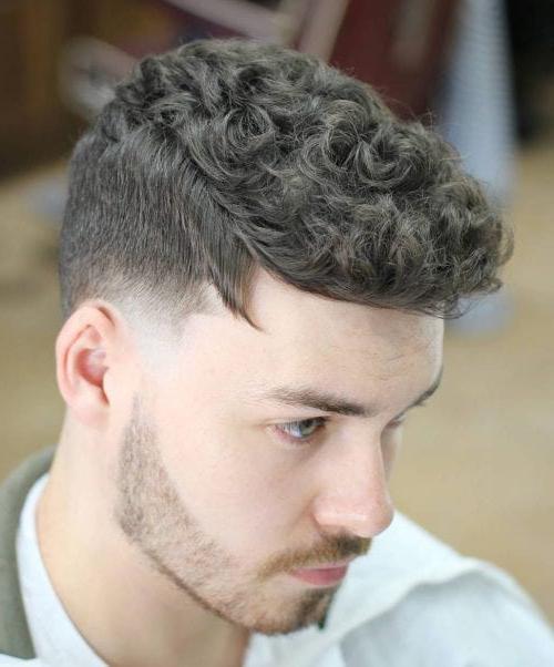 Temple Fade Undercut Features Curly Hair On Top 40+ Best Curly Hairstyles For Men Stylish Men's Curly Haircuts