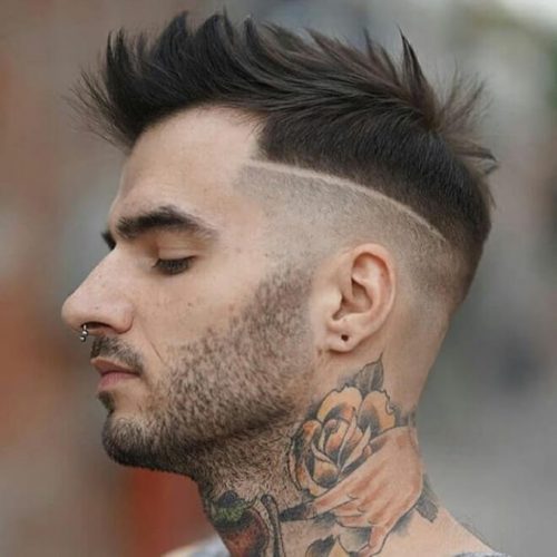 Top 25 Amazing Line Haircuts For Men Cool Haircut Designs Lines Textured Spiky With Line Hairstyle