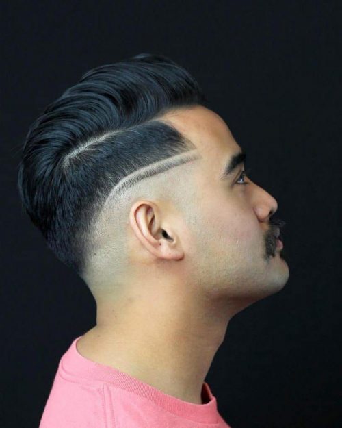 Top 25 Amazing Line Haircuts For Men Cool Haircut Designs Lines Shaved Line Haircut For Men