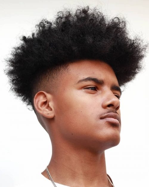 Top 25 Best Teenage Guys Hairstyles Haircuts For Teen Boys Afro Skin Fade With Undercut