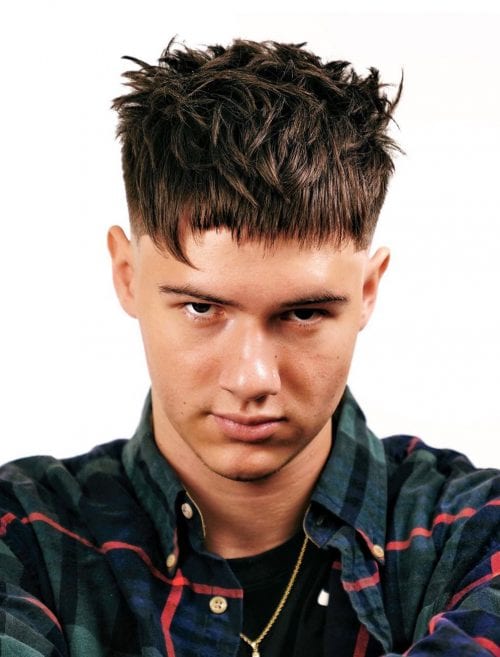 Top 25 Best Teenage Guys Hairstyles Haircuts For Teen Boys Choppy Fringe With A Twist