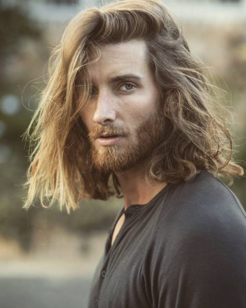 Top 30 Most Attractive Chin Length Hairstyles For Men Best Men's Chin Length Hairstyles 2020 Side Swept Medium Length Beach Hair