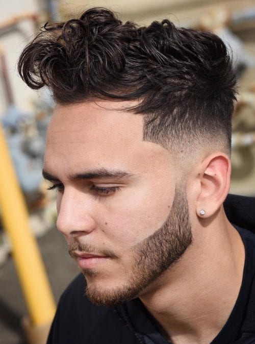 Top 30 Wavy Hairstyles For Men Best Men's Wavy Hairstyles 2020 Wavy Texture With Clear Low Fade