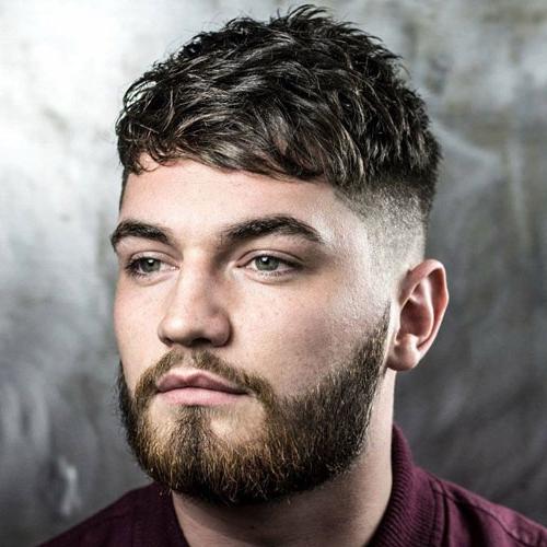 Top 35 Best Men’s Haircuts With Bangs Handsome Men’s Fringe Hairstyles Fringe Undercut With Beard