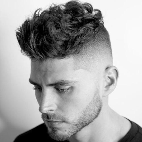 Top 35 Popular Haircuts For Men 2020 Men's Trendy Haircuts High Fade Messy Wavy Hair On Top