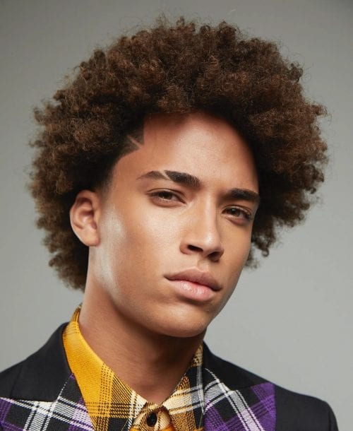 Top 40 Best Afro Hairstyles For Men Hardline Design On Shapely Afro