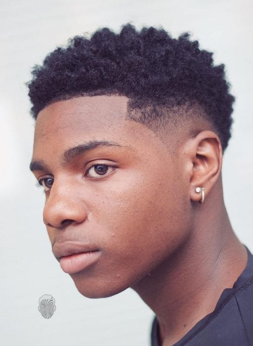 Top 40 Best Afro Hairstyles For Men Low Bald Fade With Afro Hair