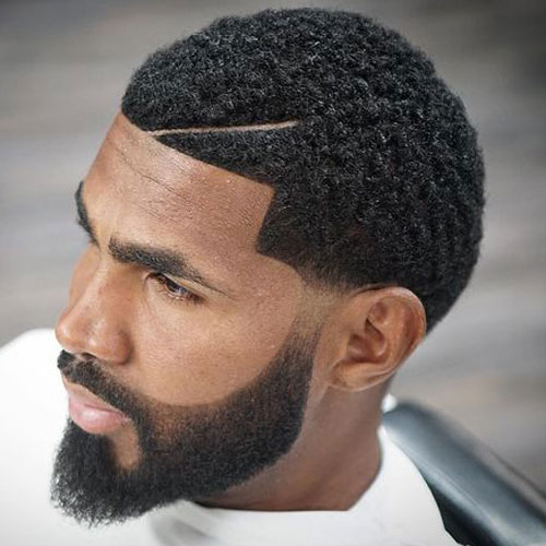 Top 40 Best Afro Hairstyles For Men Mini Afro Cool Beard Shape