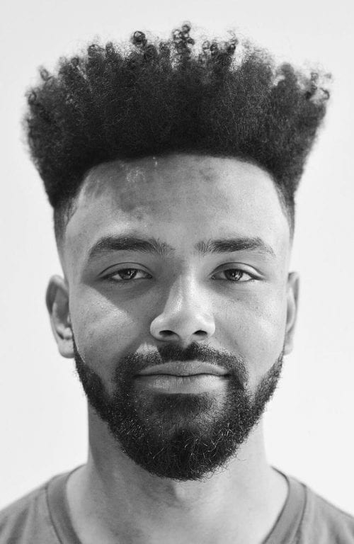 Top 40 Best Afro Hairstyles For Men Skin Fade Flat Top Afro