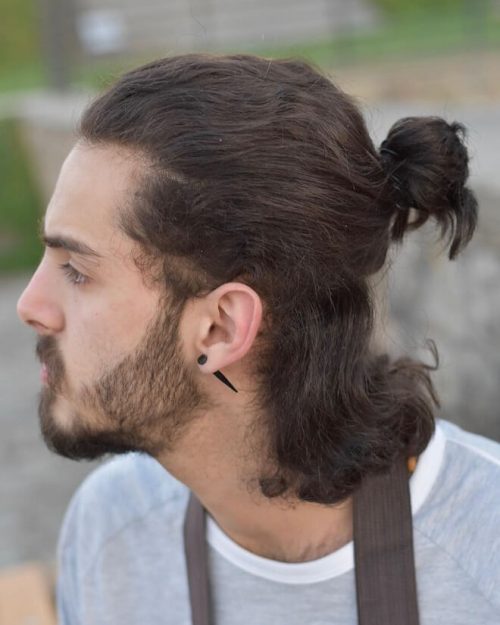 Top 40 Best Long Hairstyles For Men 2020 Half Up Hairstyles For Men