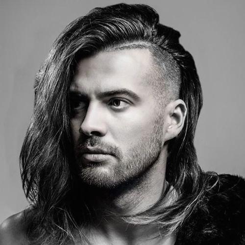 Top 40 Best Long Hairstyles For Men 2020 Shaved Sides + Long Parted Hair + Beard