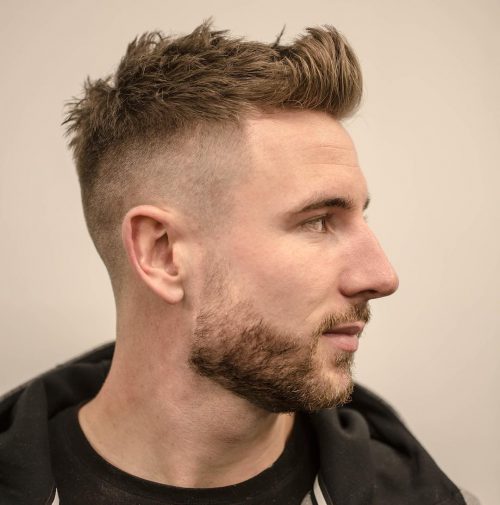 Top 40 Best Men’s Fade Haircuts Popular Fade Hairstyles For Men Textured Quiff Haircut + High Skin Fade