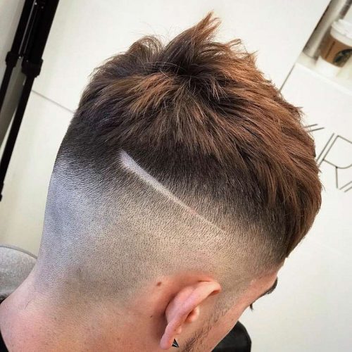 Top 40 Best Men’s Fade Haircuts Popular Fade Hairstyles For Men Short Crop Fade Simple Hair Design Shaved Line Haircut 1