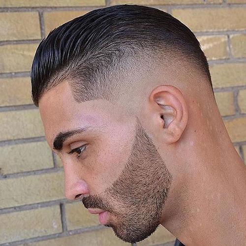 Top 40 Cool Slicked Back Hairstyles For Men Best Men's Slicked Back Haircuts 2020 High Skin Fade With Slicked Back Hairstyle
