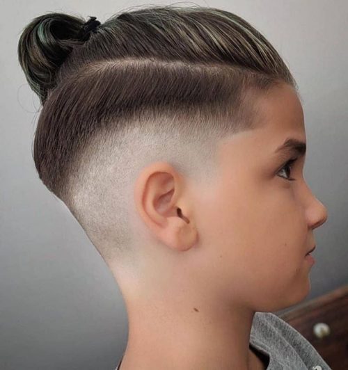 Top Knot With Undercut 30 Popular Haircuts For School Boys Cute Hairstyle For School Students