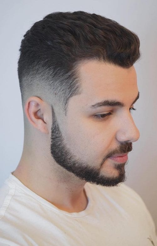 Wavy Textured Burst Fade Top 30 Wavy Hairstyles For Men Best Men's Wavy Hairstyles 2020