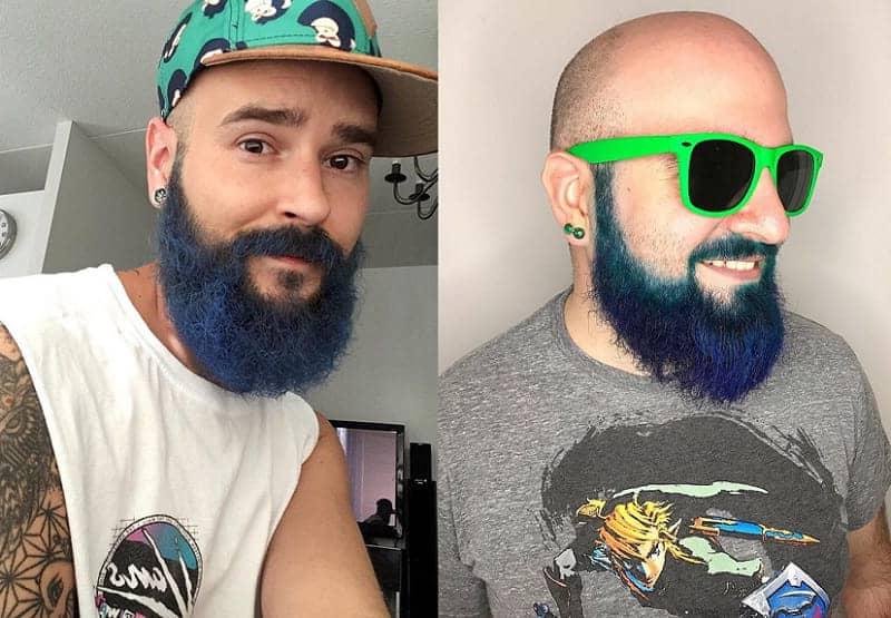 7. "Cobalt Blue Hair and Beard: Coordinating Your Look" - wide 7