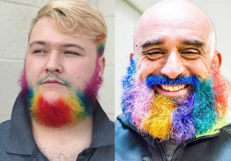 Beard Colour Rainbow Top 20 Best Men's Beard Color How To Dye Your Beard