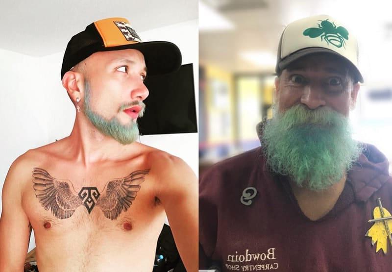 Beard Colour Sea Green Top 20 Best Men's Beard Color How To Dye Your Beard