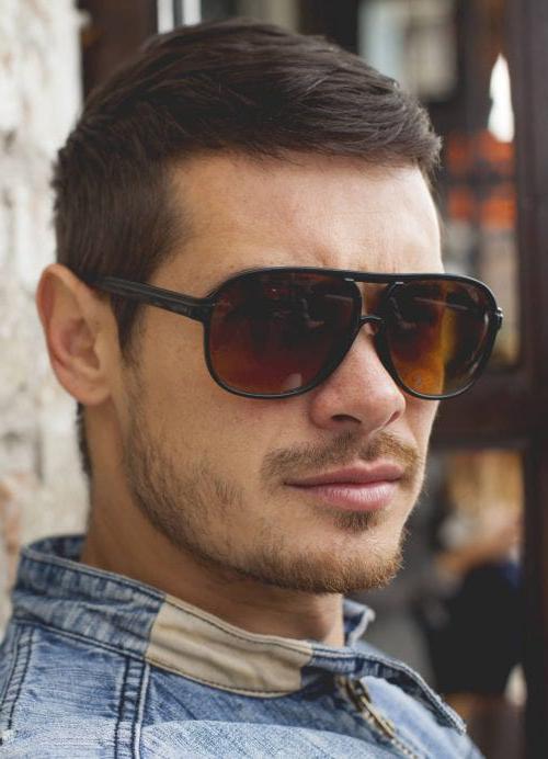 Crew Cut Short Hair Glasses Stubble 50+ Best Crew Cut Hairstyles For Men