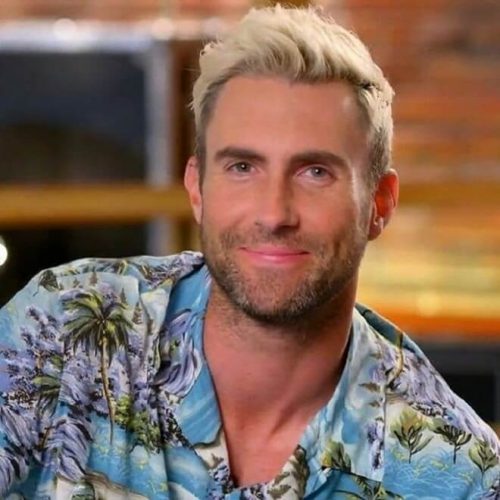 30 Best Adam Levine Haircuts And Hairstyles Full Blonde With Spiky Styles