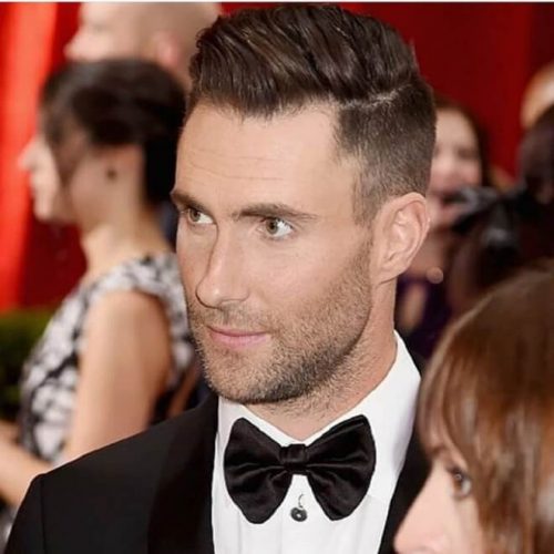 30 Best Adam Levine Haircuts And Hairstyles Short Side With Swept Back
