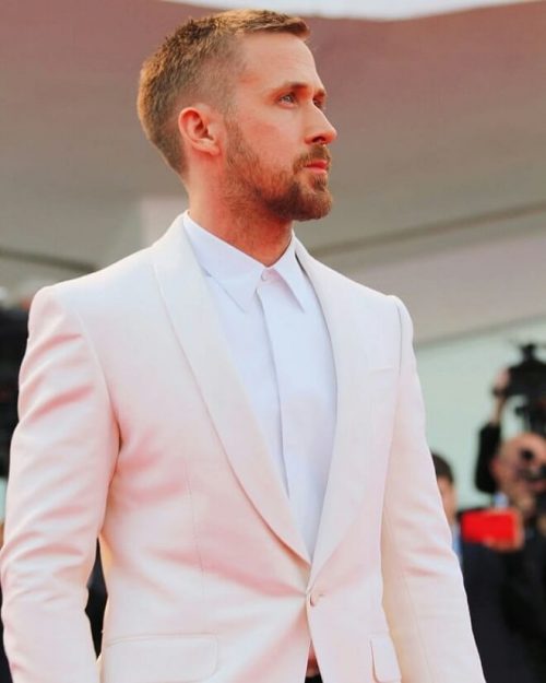 30 Best Ryan Gosling Haircuts And Hairstyles 2020 Temp Fade With Short Hair