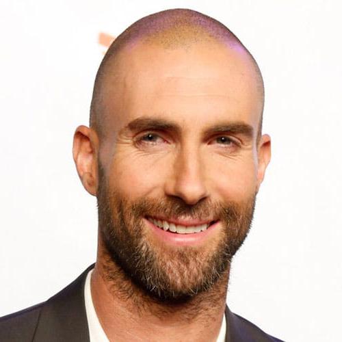Adam Levine Haircut Shaved Head