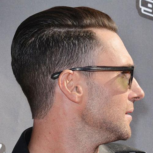 Adam Levine Short Haircut High Fade