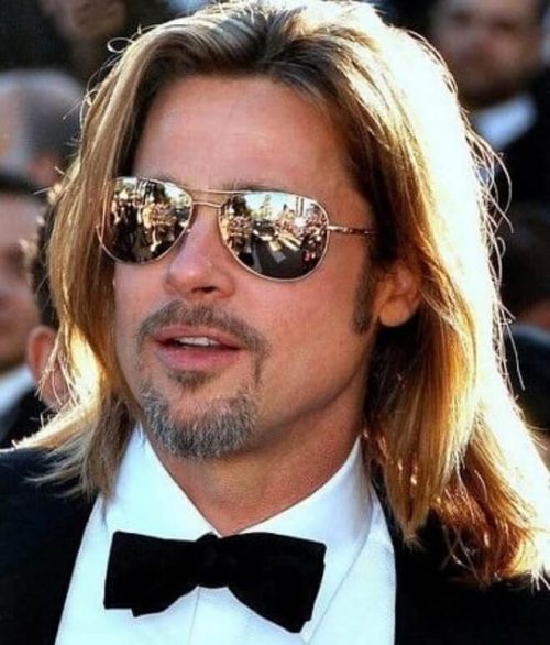 Brad Pitt Long Hairstyle