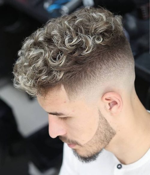 Curly High And Tight Top 20 Men's Hairstyles For Winter Best Winter Hairstyles For Men