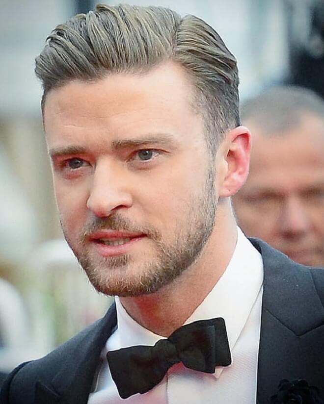 Justin Timberlake Comb Over Hairstyle.