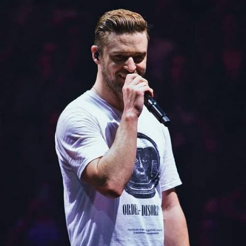 Justin Timberlake Shaved Side Hairstyle