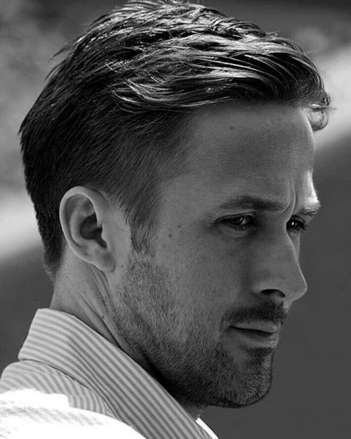 Low Fade And Neat Medium Top 30 Best Ryan Gosling Haircuts And Hairstyles 2020