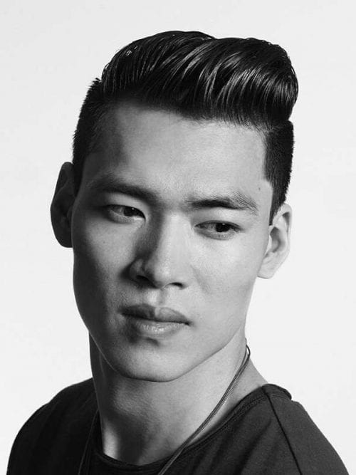 Most Popular Hairstyles For Asian Men Slicked Back Undercut Asian Men Hairstyles