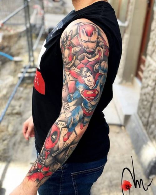 Perfect Superhero Tattoo