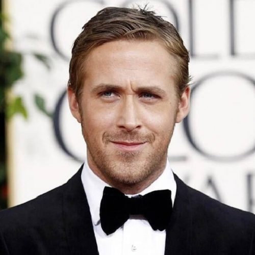 Short Tapered Sides Ryan Gosling Haircut