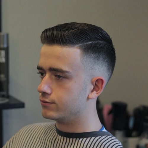 Side Part Comb Over Haircut