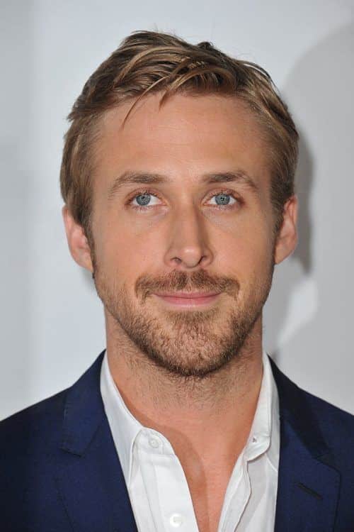  Side Swept Ryan Gosling Mid Length Haircut