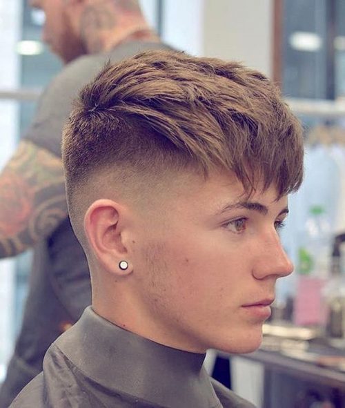 Textured Fade Hairstyle