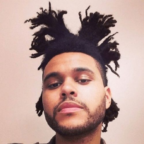 The Weeknd Hair With Sectioned Styling
