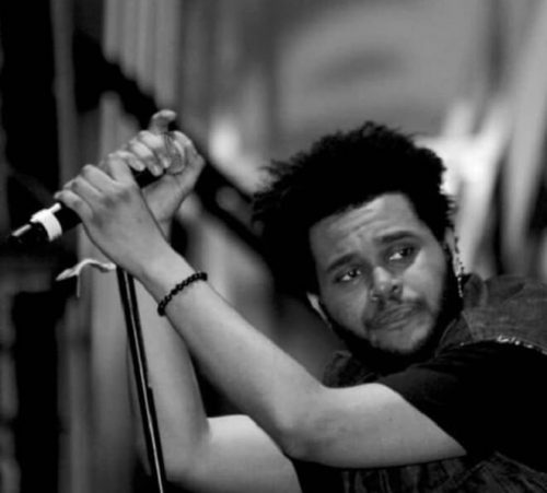The Weeknd Short Afro Hairstyle