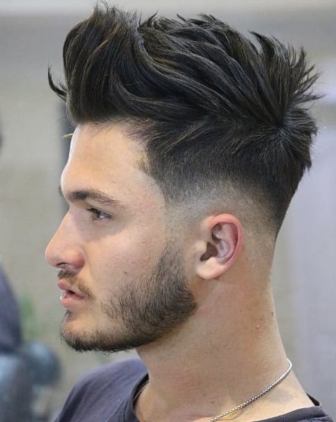 Top 20 Men's Hairstyles For Winter Best Winter Hairstyles For Men Subtle Low Fade With Messy Brush Up