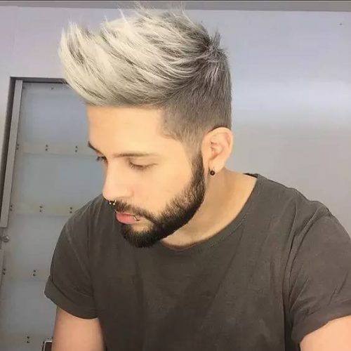 Top 20 Stylish Highlighted Hairstyles For Men 2020 Men's Hair Color Highlights And Ideas Dyed Hair With Spikes For Boys