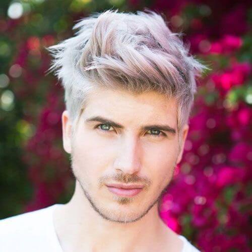Top 20 Stylish Highlighted Hairstyles For Men 2020 Men's Hair Color Highlights And Ideas Pastel Shade Hair