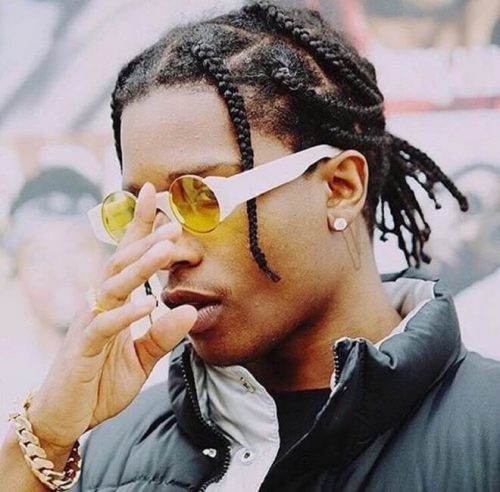 Top 25 Best Asap Rocky Braided Hairtyle Asap Rocky Braids Style For Men Asap Rocky Ponytail