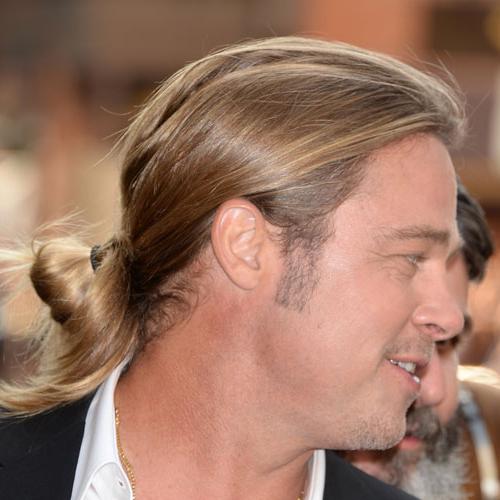Top 30 Best Brad Pitt Haicuts 2020 Cool Brad Pitt Haistyles For Men Brad Pitt Low Ponytail