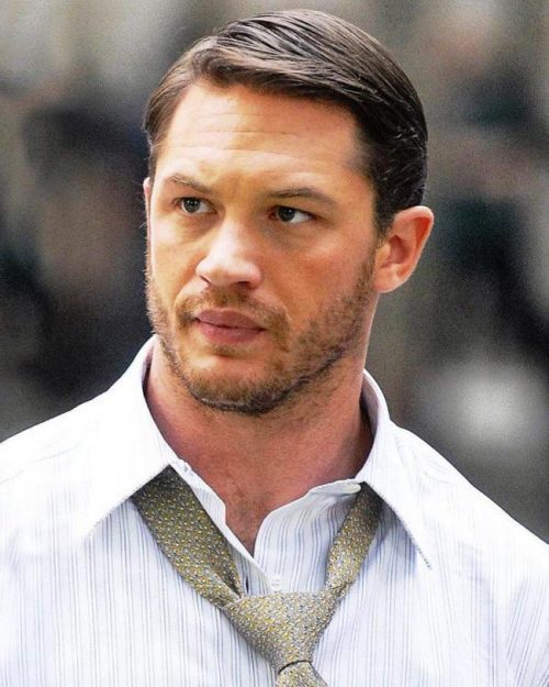Top 30 Best Tom Hardy Hairtyles & Haircuts 2020 Office Hairstyles Hard Part With Taper